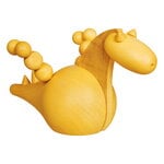 Aarikka Chinese Zodiac Dragon wooden sculpture, yellow, view 1