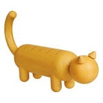 Aarikka Chinese Zodiac Tiger wooden sculpture, yellow, view 1