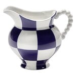 Serax Fête des Bêtes milk jug, blue - white, view 1