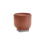 Serax Rosamar flower pot 02, orange - grey, view 1