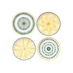 Serax Bazaar Frühstücksteller, Set mit 4, gelb - grün, produktbild