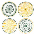 Serax Bazaar Speiseteller, Set mit 4, gelb - grün, produktbild