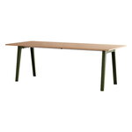 TIPTOE New Modern table 220 x 95 cm, oak - rosemary green, product image