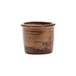 Serax Glazed Shades flower pot, XS, rust, product image