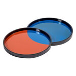 Serax Yo-Yo tray, red - blue, product image