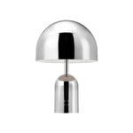 Tom Dixon Bell bärbar LED-bordslampa, silver, produktbild