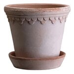 Bergs Potter Københavner Blumentopf mit Untersetzer, Raw Rosa, produktbild
