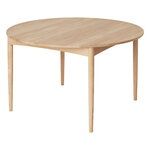 Carl Hansen & Søn BM0121 ruokapöytä, 120 cm, saippuoitu tammi, tuotekuva