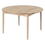 Carl Hansen & Søn BM0121 dining table, 120 cm, white oiled oak, product image