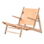 Fredericia The Hunting Chair, soaped oak- natural leather, product image