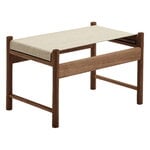 Brdr. Krüger HB Hocker, geräucherte Eiche - Kvadrat Canvas, produktbild