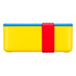 Bodum Lunch box Bistro con posate, rosso-blu-giallo-verde, immagine prodotto