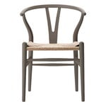 Carl Hansen & Søn Sedia CH24 Wishbone, soft slate - corda naturale