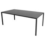 Cane-line Table Pure, 200 x 100 cm, gris lave - céramique noir Nero