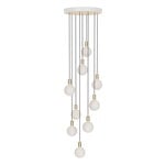 Tala Brass Nine pendant with Sphere IV bulbs