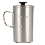 Snow Peak Titanium French press, view 1