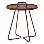 Cane-line On-the-move table, small, bordeaux