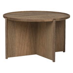 Northern Cling coffee table, small, 70 cm, smoked oak, product image