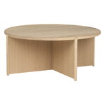 Northern Cling coffee table, large, 90 cm, light oiled oak, product image