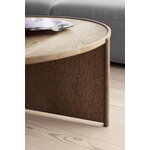 Northern Cling coffee table, large, 90 cm, smoked oak