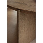 Northern Cling coffee table, small, 70 cm, smoked oak