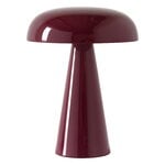 &Tradition Como SC53 bärbar bordslampa, rödbrun