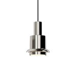 DCWéditions Chaumont pendant lamp, 15 cm, nickel - nickel ring, product image