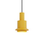 DCWéditions Chaumont Pendelleuchte, 15 cm, gelb - gelber Ring, produktbild
