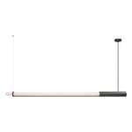 DCWéditions In Fine Horizontal lampada a sospensione 1600, grigio scuro, vista 1