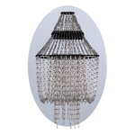 DCWéditions Lampe C Wandleuchte, Edelstahl - schwarz, produktbild