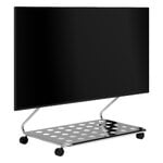 Pedestal Disco TV stand, chrome, product image