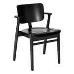 Artek Domus chair, stained black, product image
