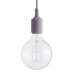 Muuto E27 LED pendant, dusty lilac, product image