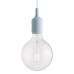 Muuto E27 LED pendant, light blue, product image