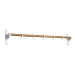 Essem Design Nostalgi hook strip, 100 cm, oak - white, product image