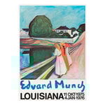 Louisiana Museum of Modern Art Edvard Munch - Pigerne på broen 1902, poster A1, immagine prodotto