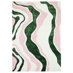 Finarte Virta rug, white - green, product image