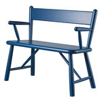 FDB Møbler P11 children's bench, blue, product image