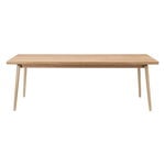 FDB Møbler C65 Åstrup extendable dining table, 100 x 220 cm, lacquered oak, product image