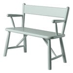 FDB Møbler P11 children's bench, blue grey, product image