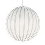 Established & Sons  Filigrana S5 suspension lamp, globe 500 mm, blue canes, view 1