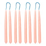 ferm LIVING Dipped kynttilä, 8 kpl, 1,2 cm, punainen