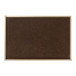 ferm LIVING Kant pinboard, 63 x 96 cm, brown – cashmere