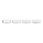 ferm LIVING Bols de service Ripple, lot de 4, transparent