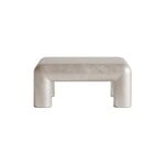 FORMARKIVET Cubio coffee table, 80 x 80 cm, raw aluminium, product image