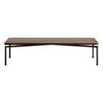 FORMARKIVET Dapple coffee table, rectangle, black - dark stained oak, product image