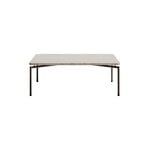 FORMARKIVET Dapple coffee table, square, black - Medium Moleanos limestone, view 1