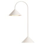 Frandsen Lampada da tavolo Grasp Portable, 47 cm, bianco opaco