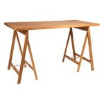 Frama Folding Flat Trestle table, warm brown birch, view 1