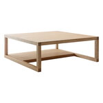 Nikari Frame Low 3/4 coffee table, oiled oak